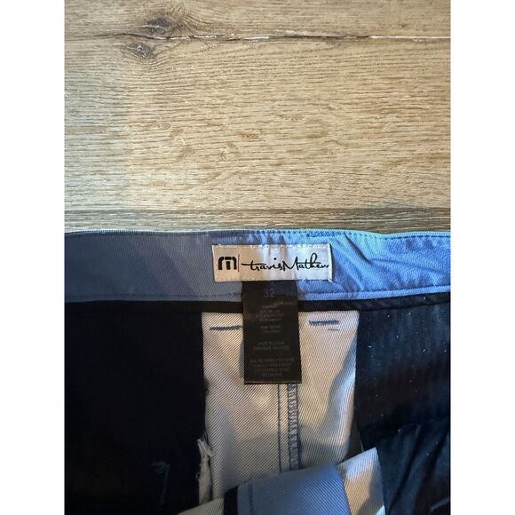 Travis Mathew Mens Blue Golf Chino Shorts Size 32 - Picture 3 of 3